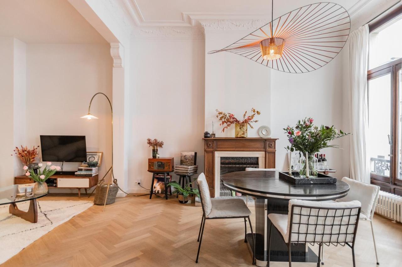 Traditional Chic, High Ceilings' Apt Aircos And Garage Antwerpen Ngoại thất bức ảnh